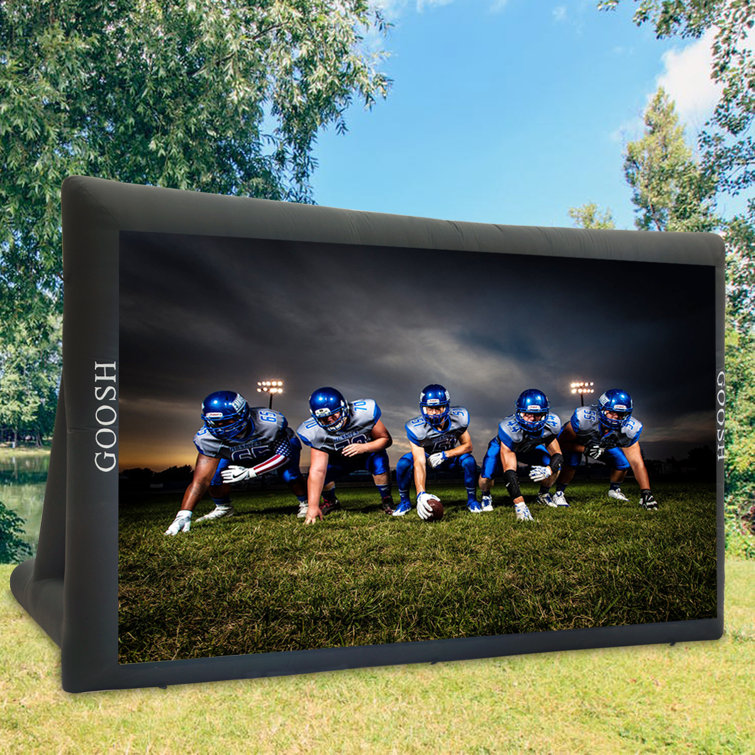 GOOSH White Portable Inflatable Projector Screen Wayfair